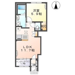 南仙台駅 徒歩58分 1階の物件間取画像